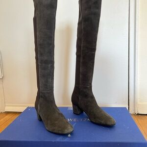 Stuart Weitzman Gillian 60 over the knee Suede Boots